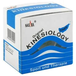 Nasara Kinesio Tape 5 cm x 5 m blau inkl.Spenderbox, 1 St