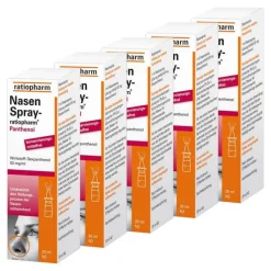 Nasenspray ratiopharm Panthenol, 5x20 ml