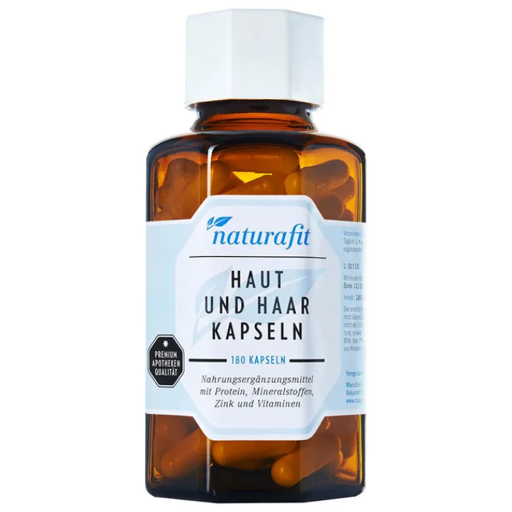 Naturafit Haut und Haarkapseln, 180 St