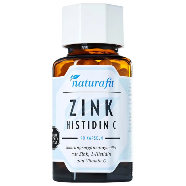 Naturafit Zink Histidin C Kapseln, 90 St