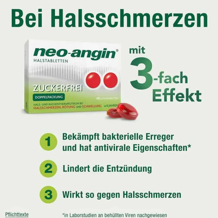 neo-angin Halstabletten zuckerfrei, 48 St