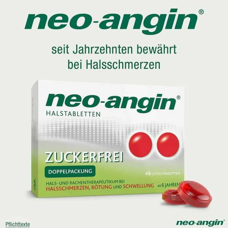 neo-angin Halstabletten zuckerfrei, 48 St