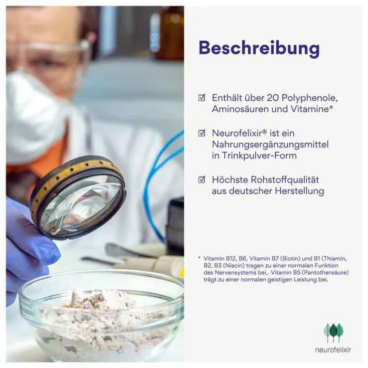 Neurofelixir für Nerven & Konzentration Tinkpulver, 113.8 g
