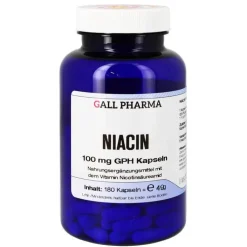 Niacin 100 mg GPH Kapseln, 180 St