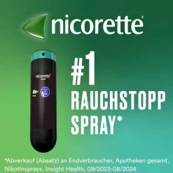 Nicorette Fruit & Mint Spray 1 mg / Sprühstoß Nfc, 2 St
