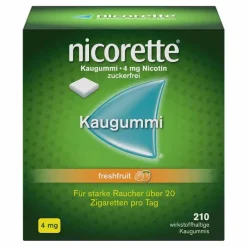 nicorette® Kaugummi freshfruit, 4 mg Nikotin, 210 St