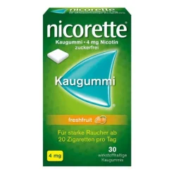 nicorette® Kaugummi freshfruit, 4 mg Nikotin, 30 St