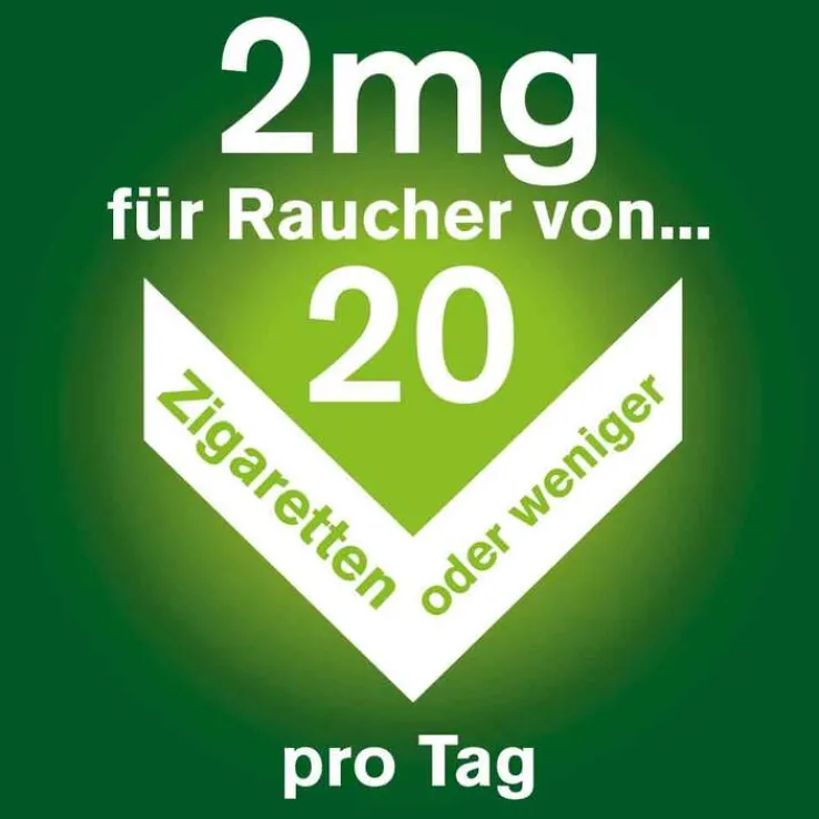 nicorette Kaugummi whitemint, 2 mg Nikotin, 105 St