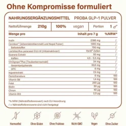 Nupure proba Glp-1 Pulver Stoffwechsel Pro, 210 g