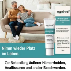 Nuvinol Hämorrhoiden-Gel und Analfissuren-Gel, 40 ml