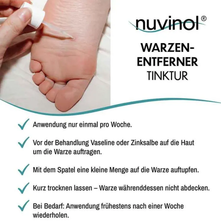 Nuvinol Warzenentferner Tinktur schmerzfrei, 2 ml