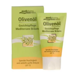 Olivenöl Gesichtspflege Creme mediterrane Bräune, 50 ml