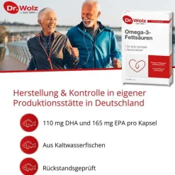 Omega 3 Fettsäuren 500 mg / 60% Kapseln, 60 St