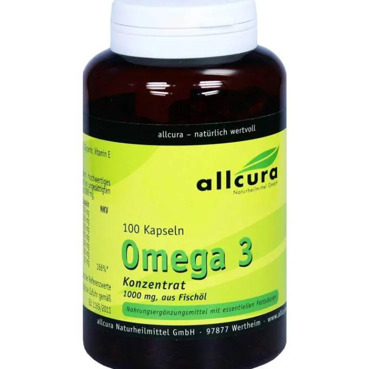 Omega 3 Konzentrat aus Fischöl 1000 mg Kapseln, 100 St