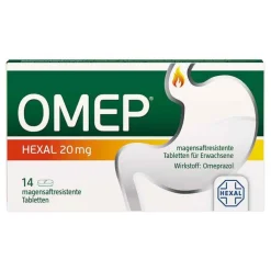 Omep Hexal 20 mg magensaftresistente Tabletten, 14 St