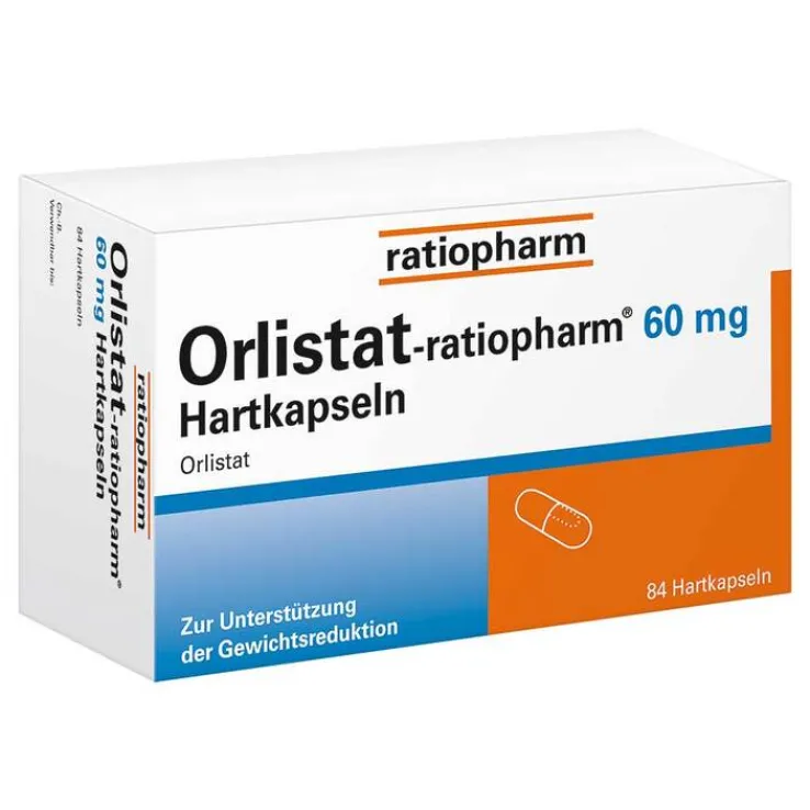 Orlistat ratiopharm 60 mg Hartkapseln, 84 St