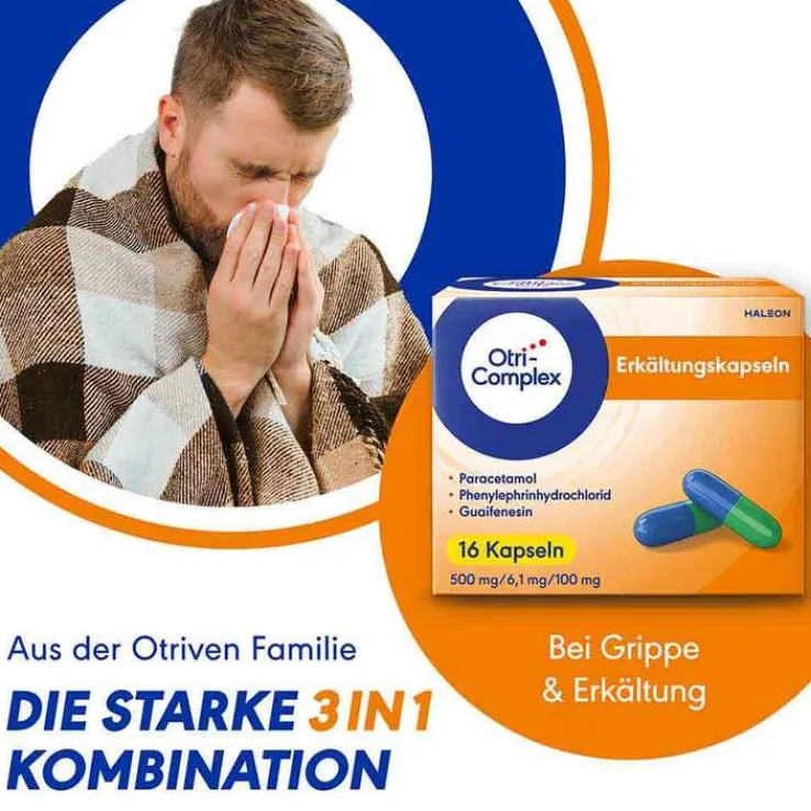 OtriComplex Erkältungskapseln, 2X8 St