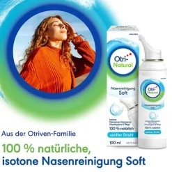 OtriNatural Nasenreinigung Soft, isoton, 0,9 % NaCl, 100 ml