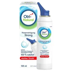 OtriNatural Nasenreinigung Strong, isoton, 0,9 % NaCl, 125 ml