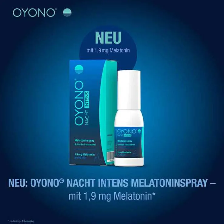 Oyono Nacht Intens Melatoninspray, 30 ml