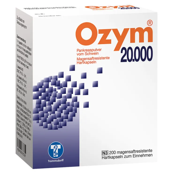 Ozym® 20.000 Magensaftresistente Hartkapseln, 200 St