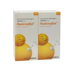 Pankreoflat überzogene Tabletten, 200 St