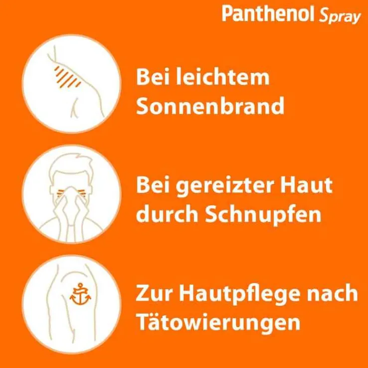 Panthenol® Spray fördert die Wundheilung der Haut, 130 g