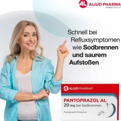 Pantoprazol AL 20 mg bei Sodbrennen, 14 St