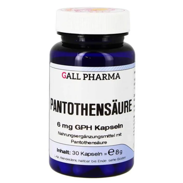 Pantothensäure 6 mg GPH Kapseln, 30 St