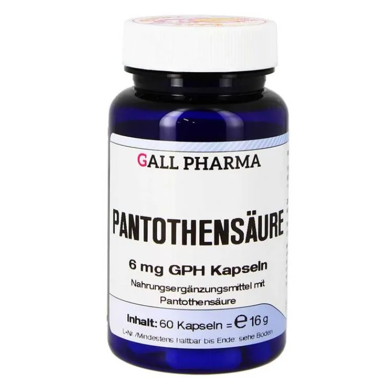 Pantothensäure 6 mg GPH Kapseln, 60 St