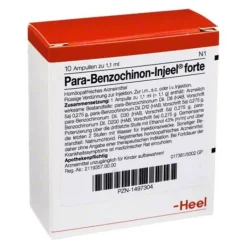 Para Benzochinon Injeel forte Ampullen, 10 St