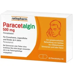 Paracetalgin 500 mg Filmtabletten, 20 St