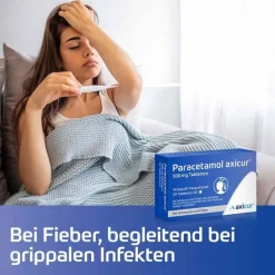 Paracetamol axicur® 500 mg Tabletten , 20 St