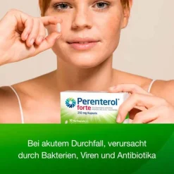 Perenterol® forte 250 mg bei akutem Durchfall & zur Vorbeugung, 10 St