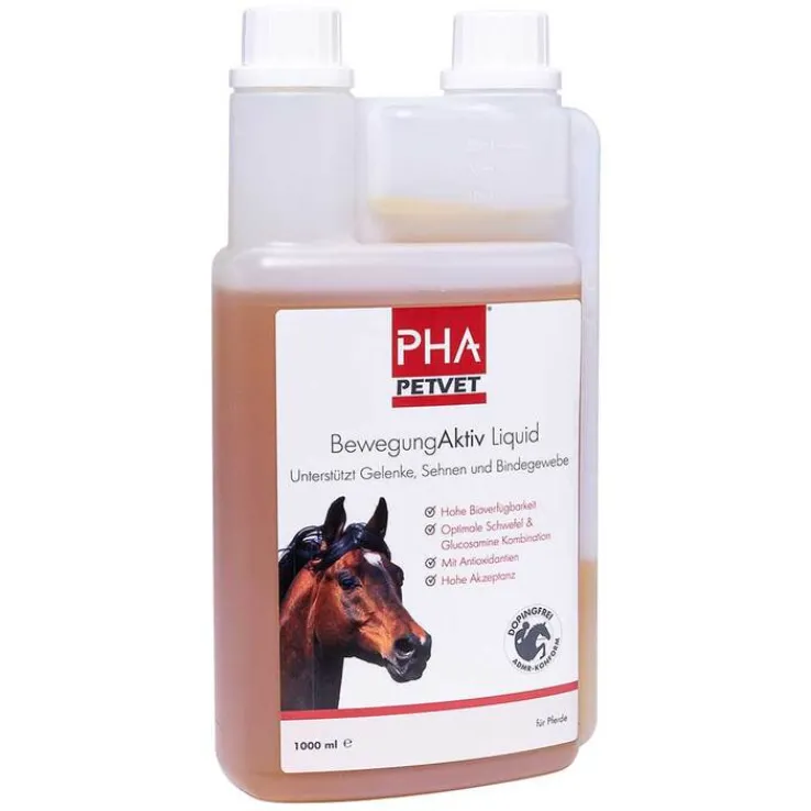 PHA Bewegungaktiv Liquid für Pferde, 1000 ml