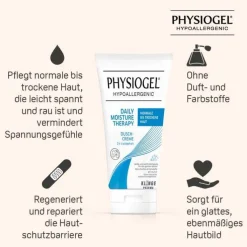 Physiogel Daily Moisture Therapy Dusch Creme für normale bis trockene Haut, 150 ml