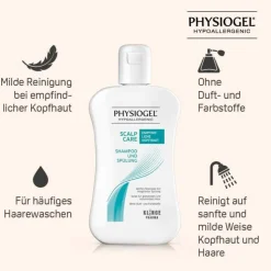 Physiogel Scalp Care Shampoo und Spülung für empfindliche Kopfhaut, 250 ml