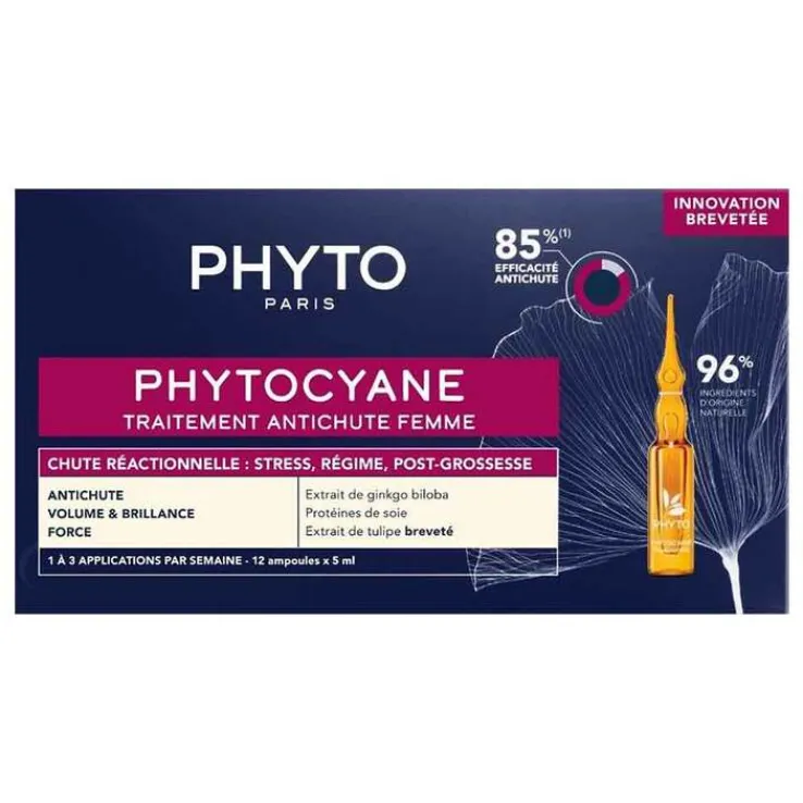 Phytocyane Kur reaktioneller Haarausfall Frauen, 12X5 ml