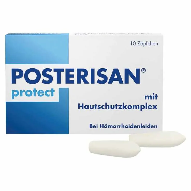 POSTERISAN protect Suppositorien, 10 St