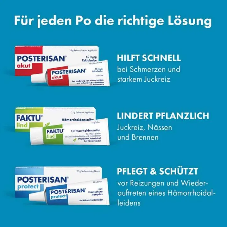 POSTERISAN protect Suppositorien, 10 St