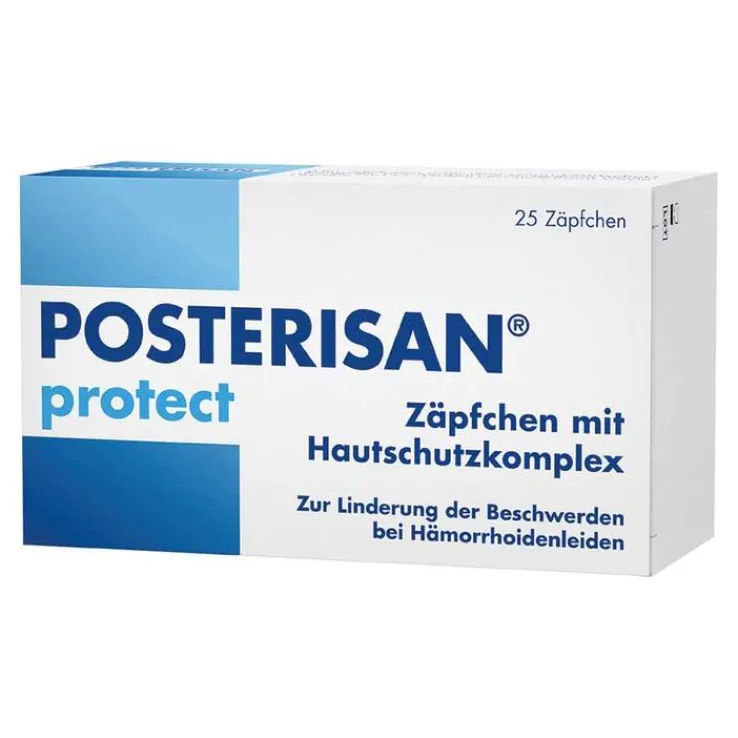Posterisan protect Suppositorien, 25 St