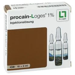 Procain-Loges 1% Injektionslösung Ampullen, 10X2 ml