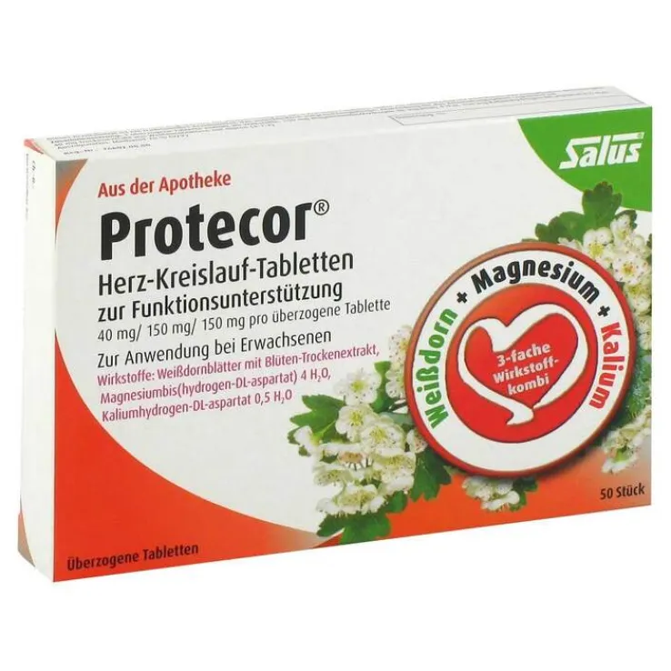 Protecor Herz Kreislauf Tabletten z.Funktionsunt.Salus, 50 St