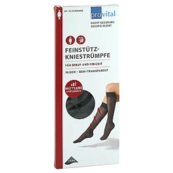 Provital 70 den Stützkniestrümpfe Größe 39 - 42 schwarz, 2 St