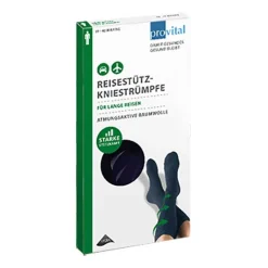 Provital Reisekniestrümpfe Größe 39 - 42 schwarz, 2 St