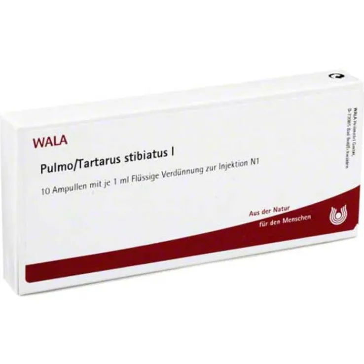 Pulmo / tartaricum STIB. I Ampullen, 10X1 ml