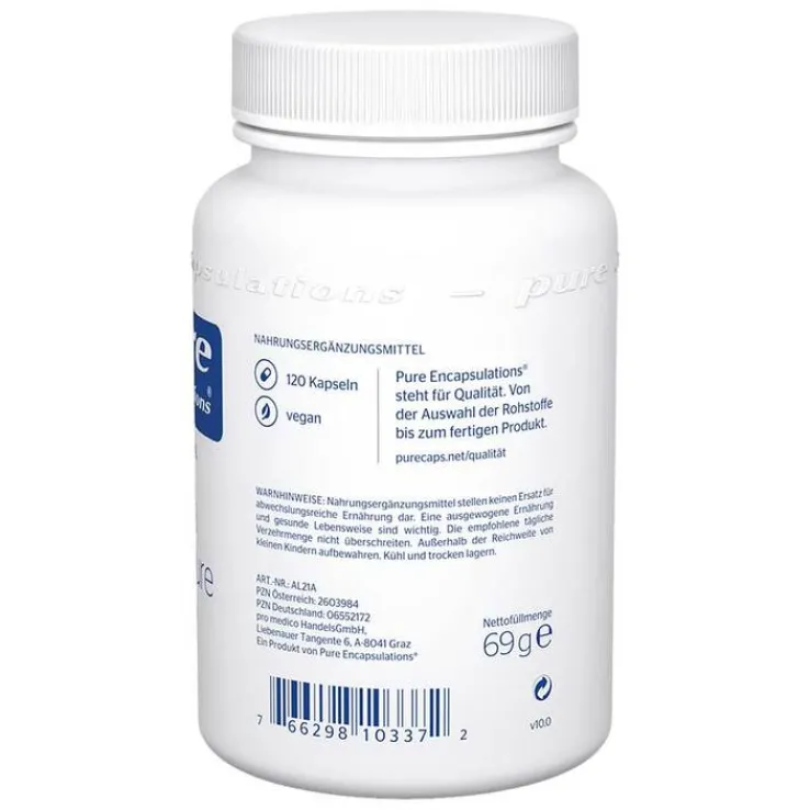 Pure Encapsulations Alpha Liponsäure Kapseln, 120 St