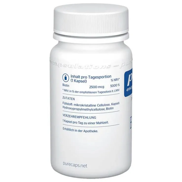 Pure Encapsulations Biotin 2,5 mg Kapseln, 60 St