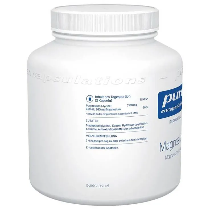 Pure Encapsulations Magnesium Magnesiumglycinat Kapseln, 180 St