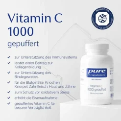 Pure Encapsulations Vitamin C 1000 gepuffert Kapseln, 90 St